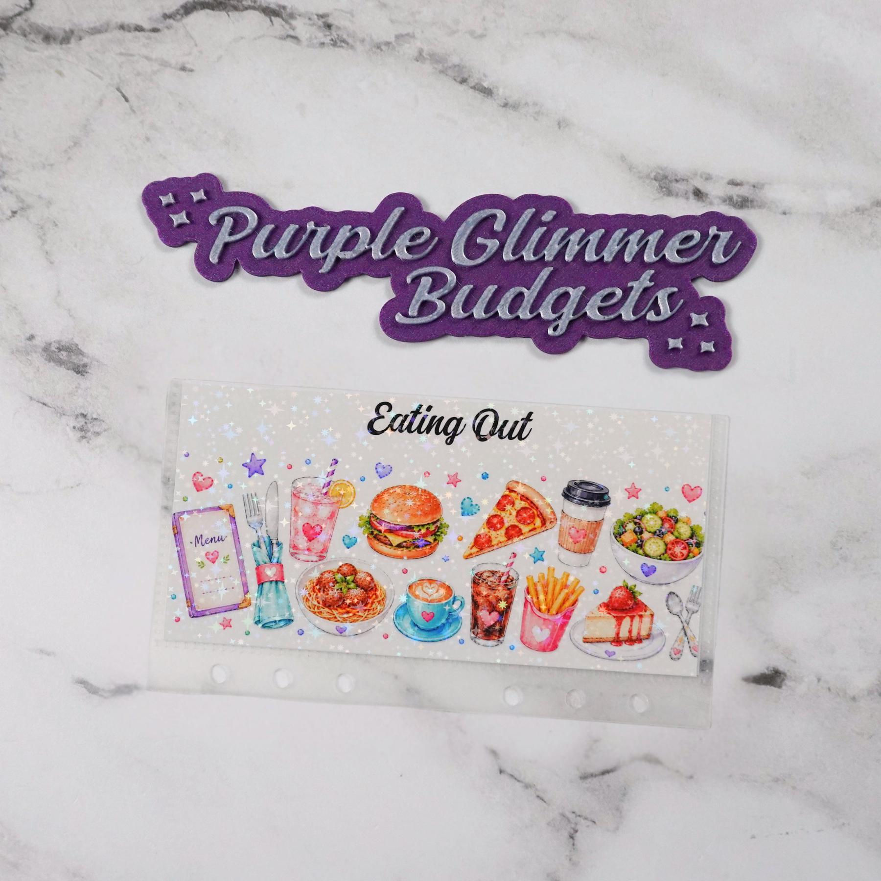 Eating Out Cash Envelope | A6 Budget Envelope
