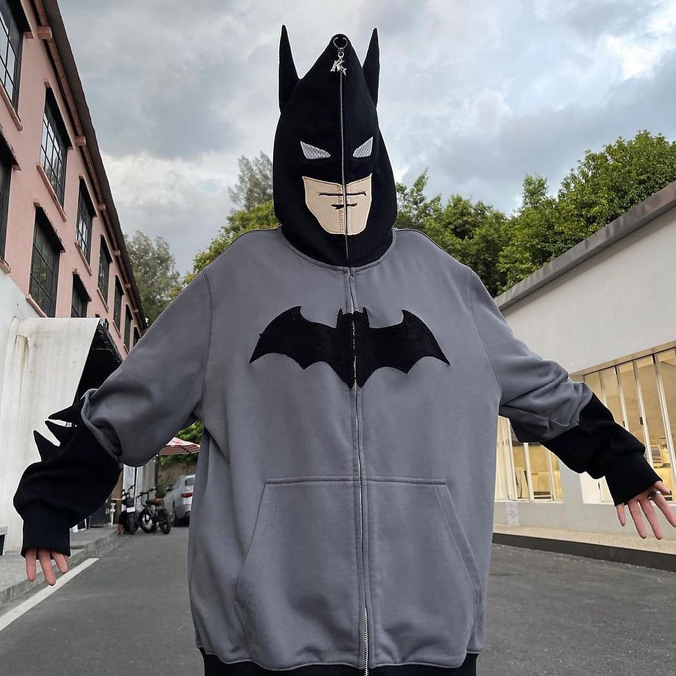 Thumbnail: Batman Zipper Hoodie⭐⭐⭐⭐(72  Reviews)