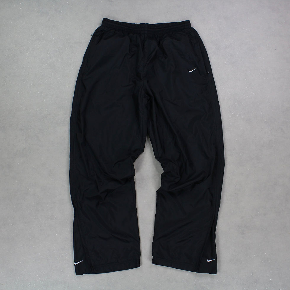 Thumbnail: Classic Black Parachute Track Pants ⭐⭐⭐⭐(4.5/5)