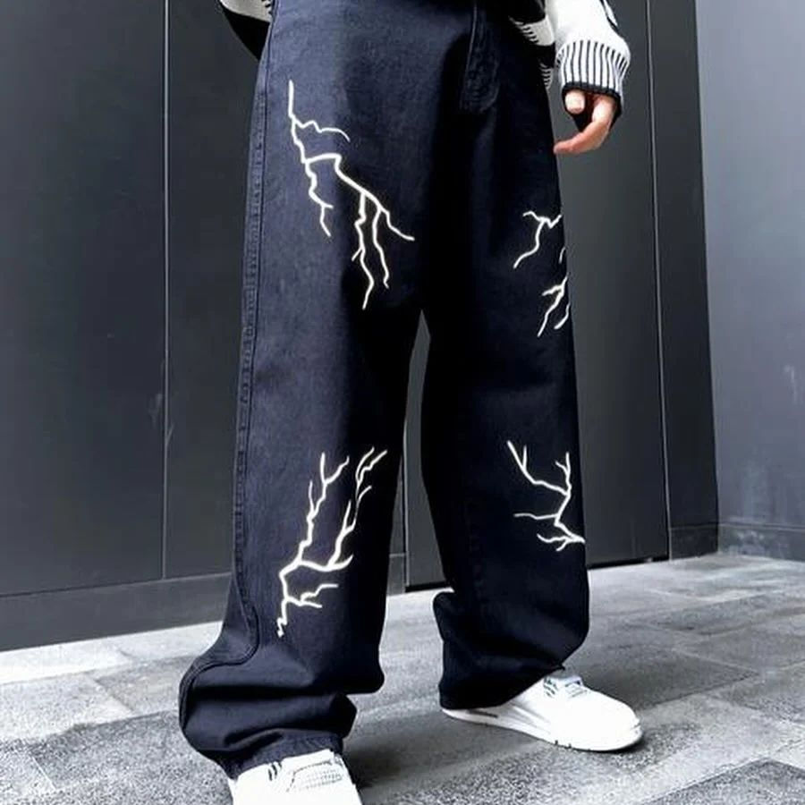 Thunder Printed Jeans