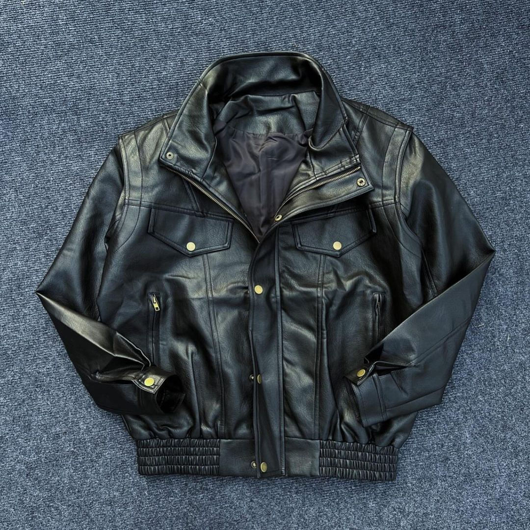 Korean Leather Jacket ⭐⭐⭐⭐(4.5/5)