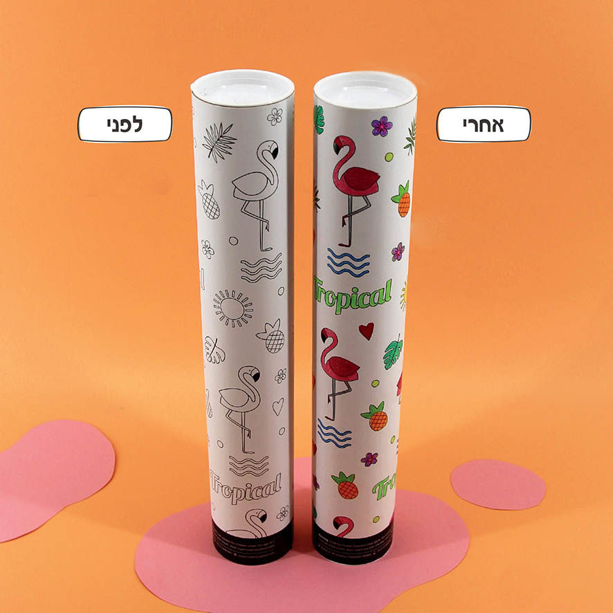 תמונה ממוזערת: ערכת יצירה גליל גשם - דגם פלמינגו