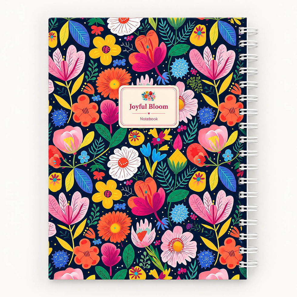 תמונה ממוזערת: מחברת ספירלה🌼   joyful Bloom
