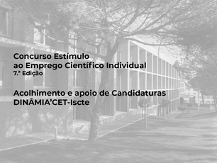 Acolhimento e apoio de candidaturas ao Concurso Estímulo ao Emprego Científico Individual
