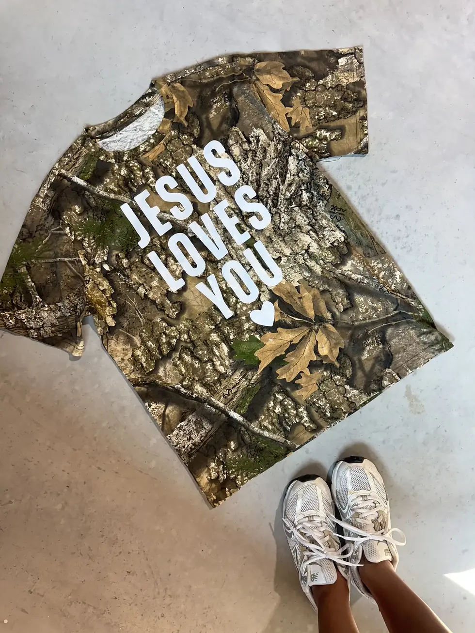 Jesus Loves You Camo Tee