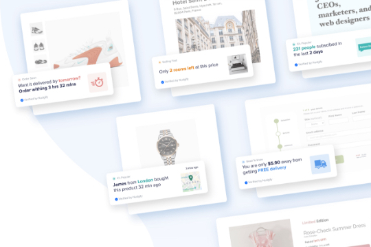Nudgify Social Proof & FOMO banner