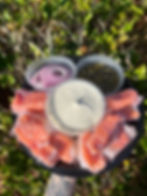 Cream Cheese, Lox, Capers & Onions Platter image