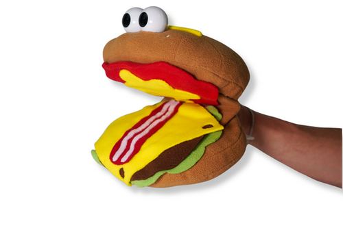 Hamburger Pal Hand Puppet | Puppet Pals