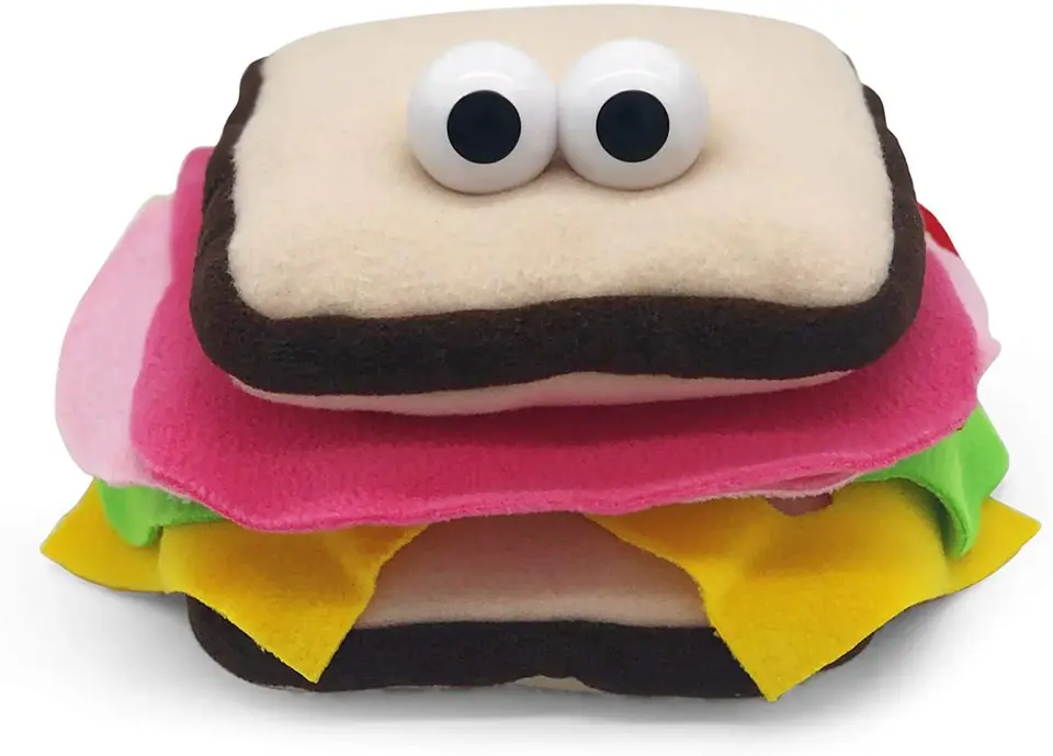 Sandwich hand puppet