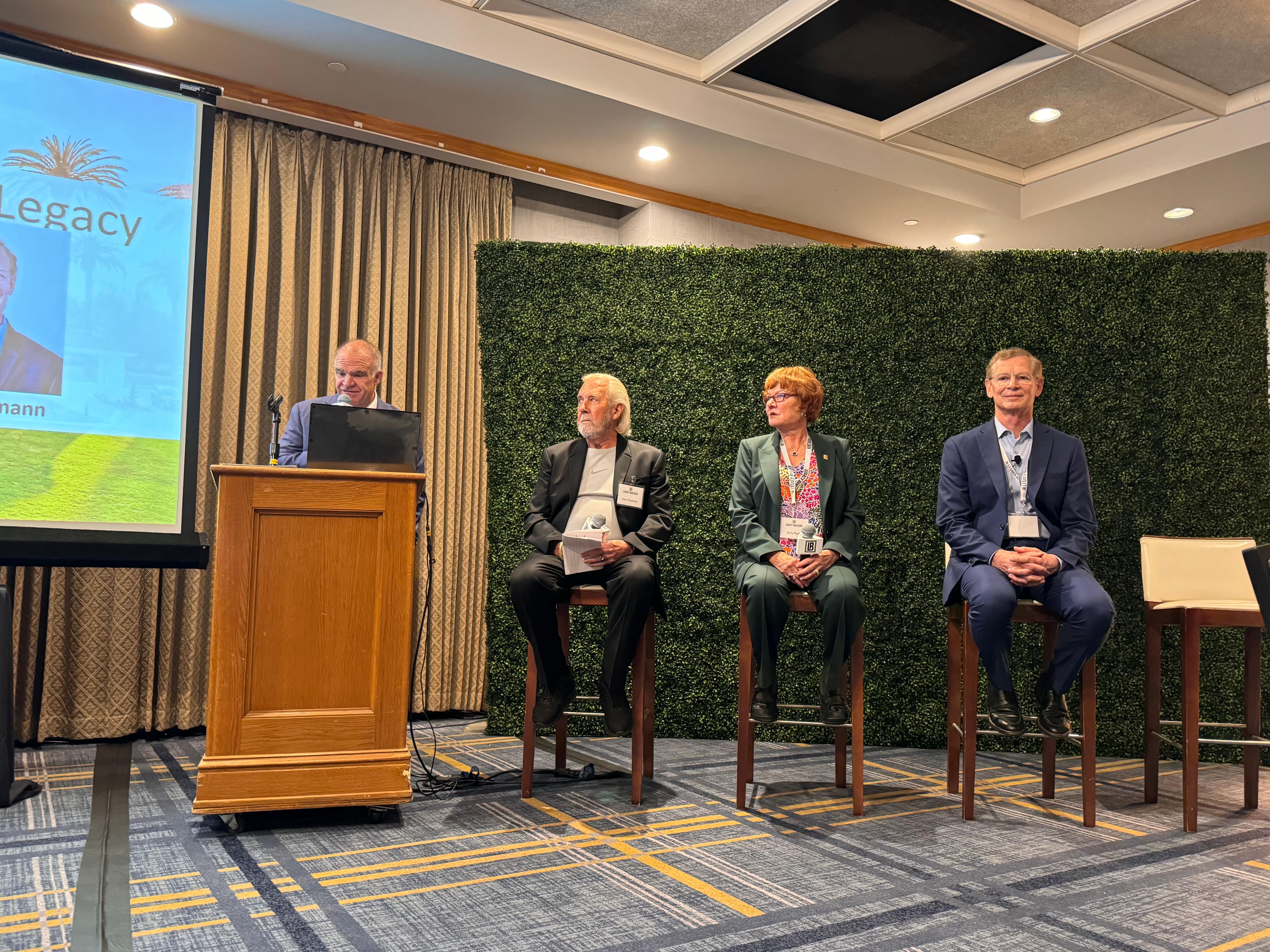 Panel discussion at Legacy Builders
