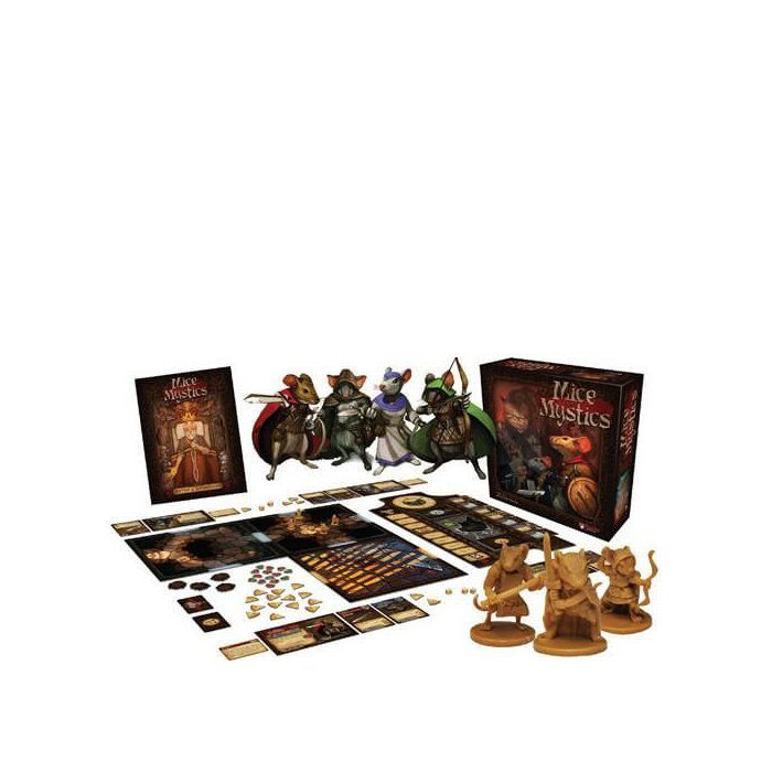 Set completo gioco da tavolo fantasy Heroes of the Atlas con miniature e componenti.