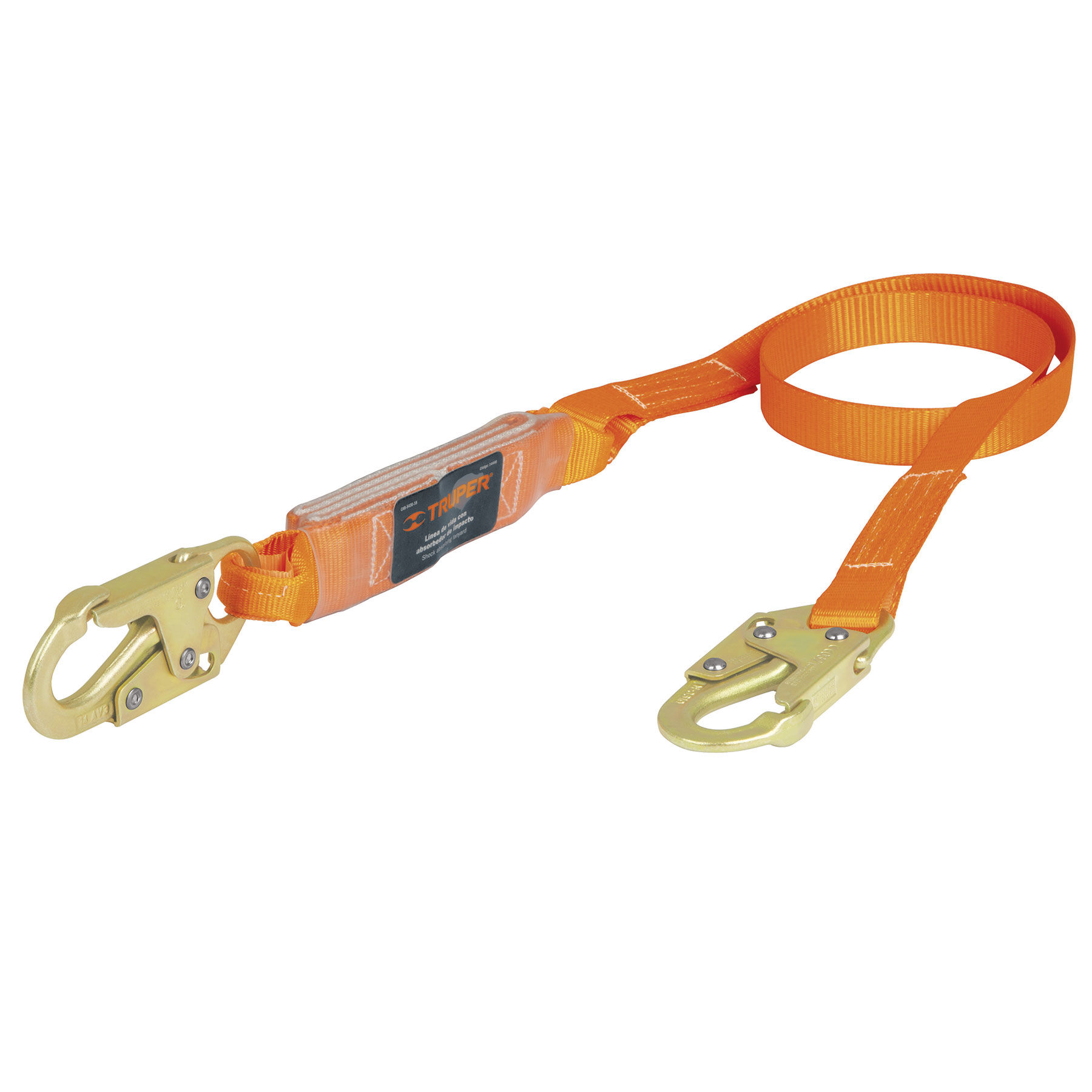 LINEA DE VIDA DE 1.8M CINTA POLIESTER ADSORBEDOR IMPABTO ANSIN CAB-5430-18-A