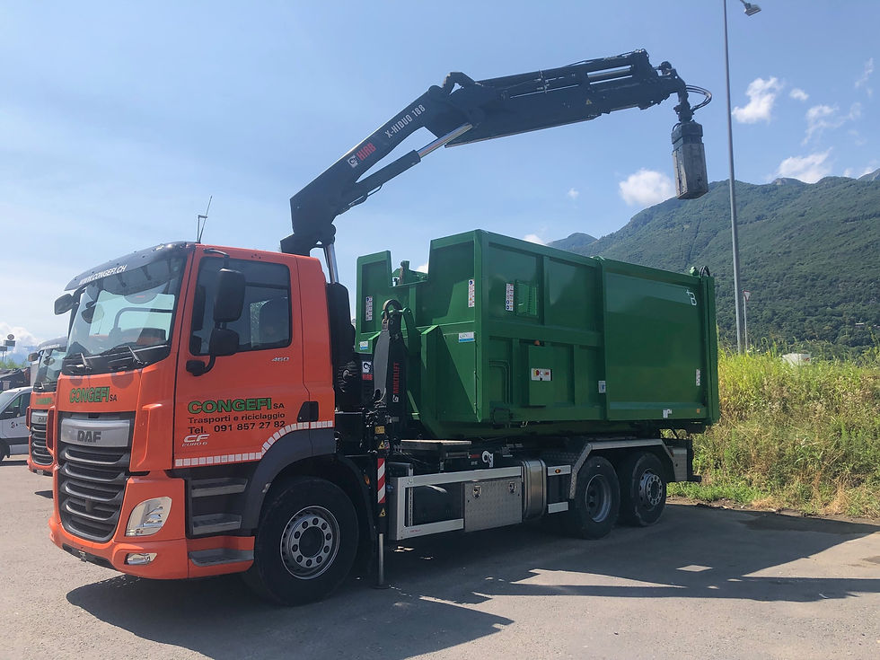 Camion con benne