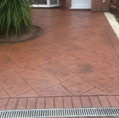 A driveway to a domestic property.