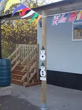 The outside of a nursery modular building