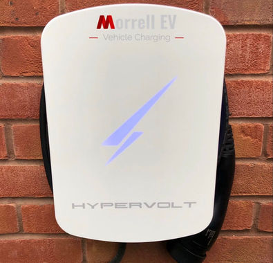 An electric vheicle charger installed by Morrell