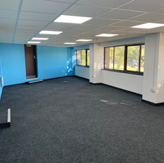 A large office space