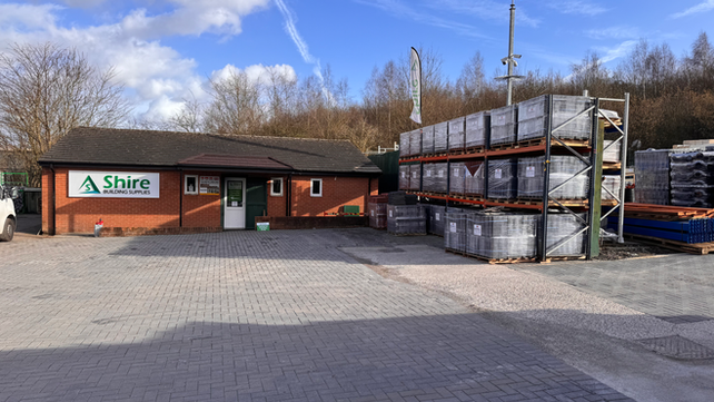 The yard at Shire Building Supplies
