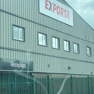 A commercial building with exterior wall painting.