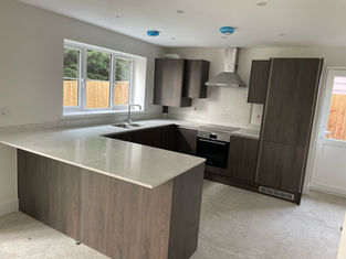 The installation of a kitchen