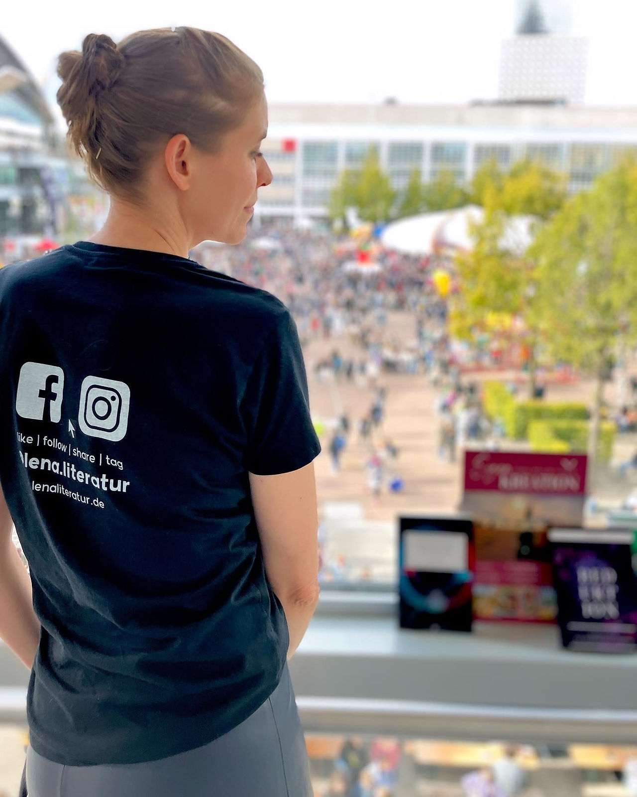 Lena Dieterle auf der Frankfurter Buchmesse