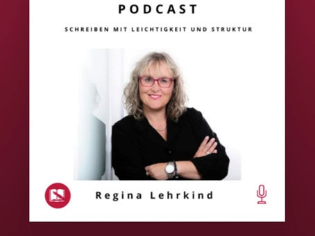 Zu Gast im Podcast "Buchwerkstatt" bei Regina Lehrkind