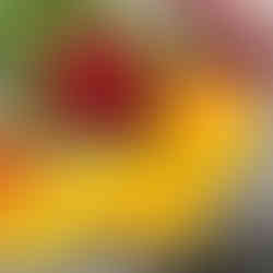 Frisch angeschnittene rote und gelbe Bete mit intensivem Farbmuster, daneben rote Zwiebeln auf einer grauen Arbeitsplatte – die gelbe Bete zeigt ihre typische Ringelstruktur.