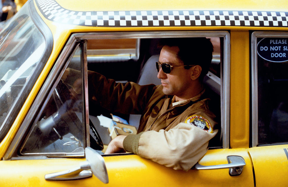 Pictured: Robert De Niro as Travis Bickle (Taxi Driver 1976)