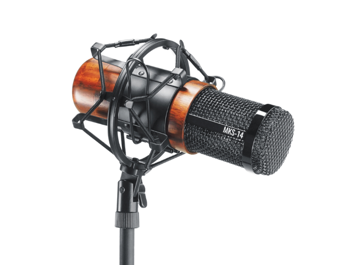 MKS‑14 Mikrofon Kondensor Broadcast untuk Podcast & Studio