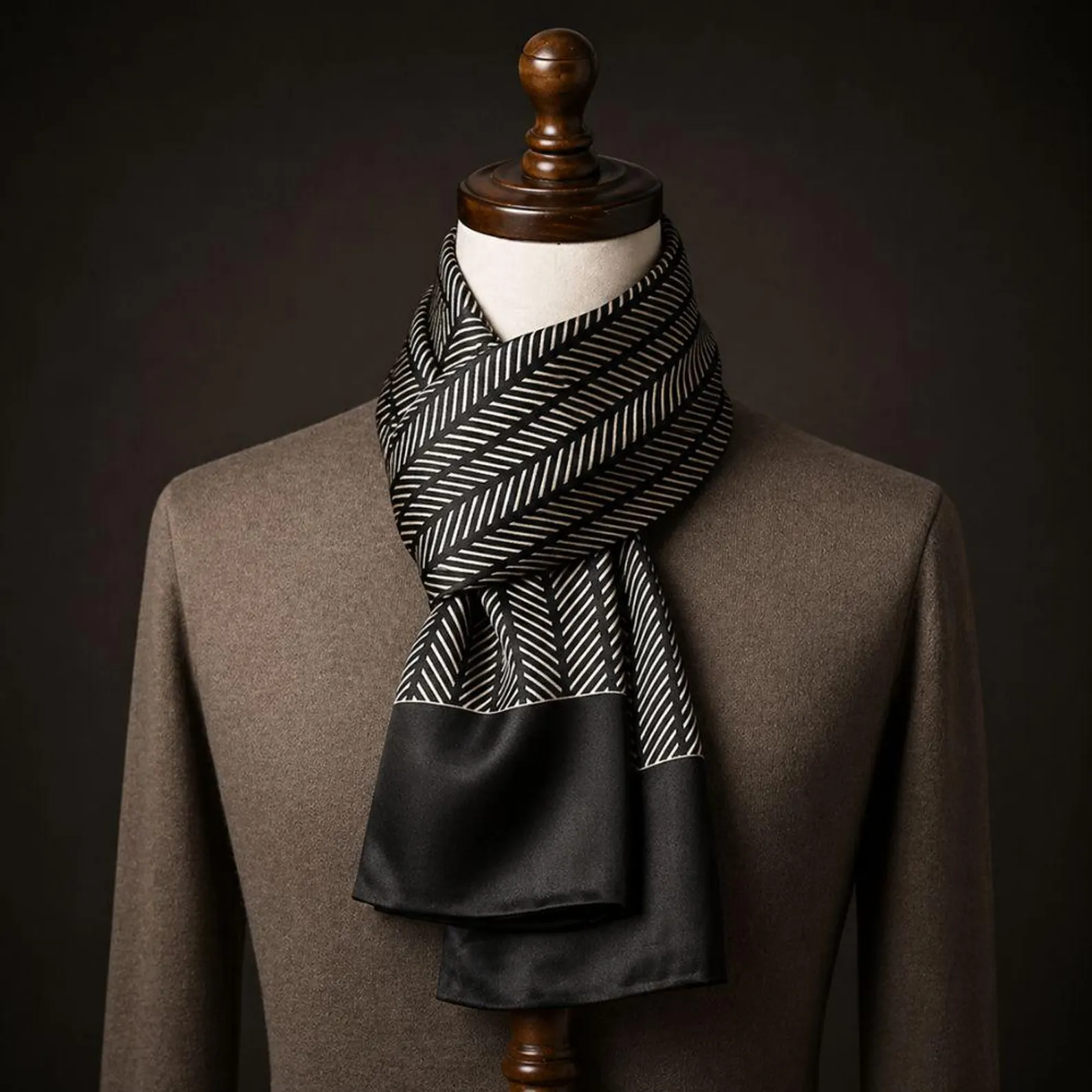 Luxury Satin Silk Neck Scarf