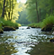 fresh, relaxing mountain stream