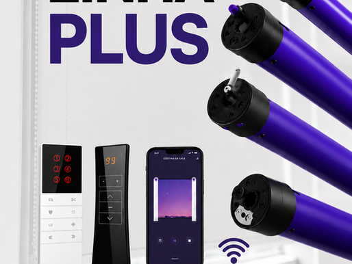 Artigo da Thilin apresentando a nova linha TL Plus de motores para persianas, cortinas e toldos, explicando que ela complementa a linha TL Smart, amplia o portfólio da empresa e oferece mais opções de motores tubulares, Wi-Fi, radiofrequência e a bateria para diferentes aplicações de automação.