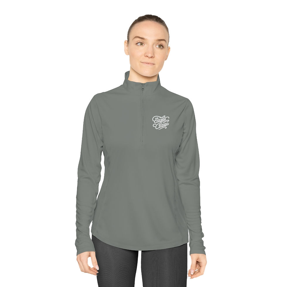 Thumbnail: Eagle Claw Ladies Quarter-Zip Pullover