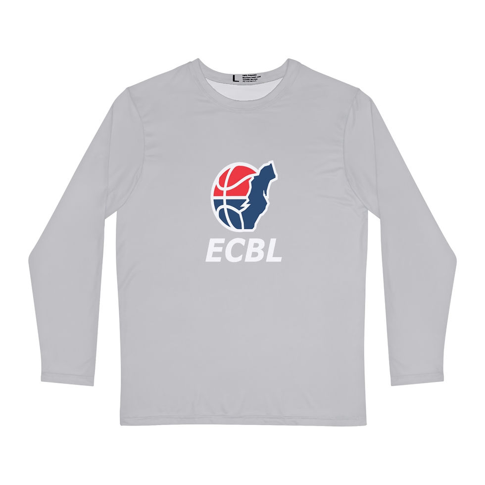 Thumbnail: ECBL Men's Long Sleeve AOP Shirt (Gray)