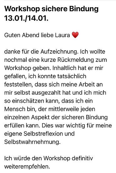 Feedback Workshop 1