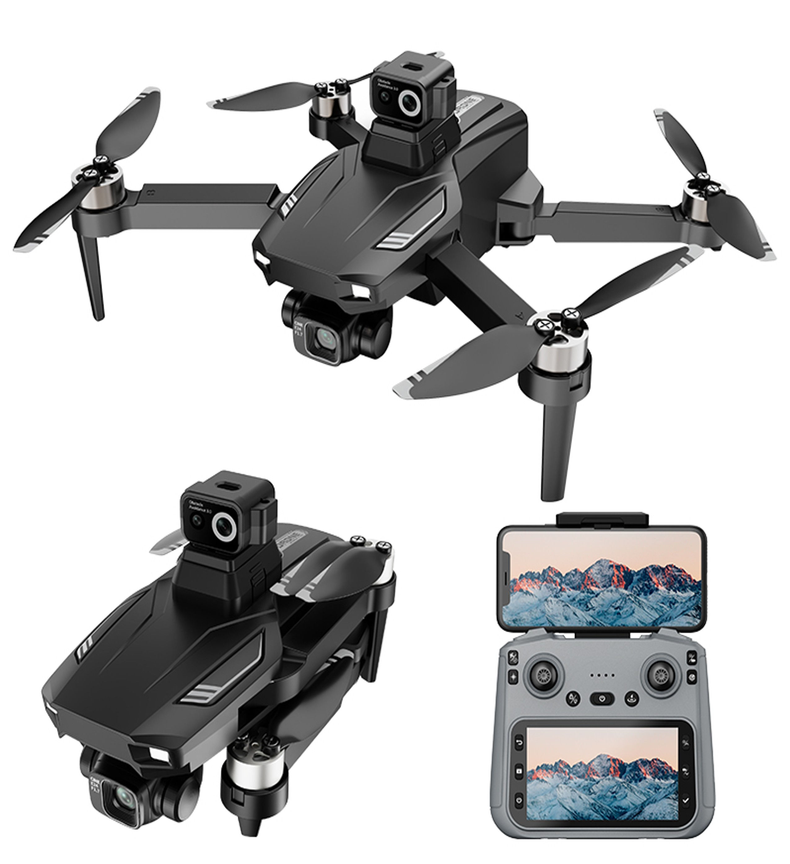 Dron GPS con Cámara 2.7K y Estabilización EIS – Vuelo Inteligente Profesional