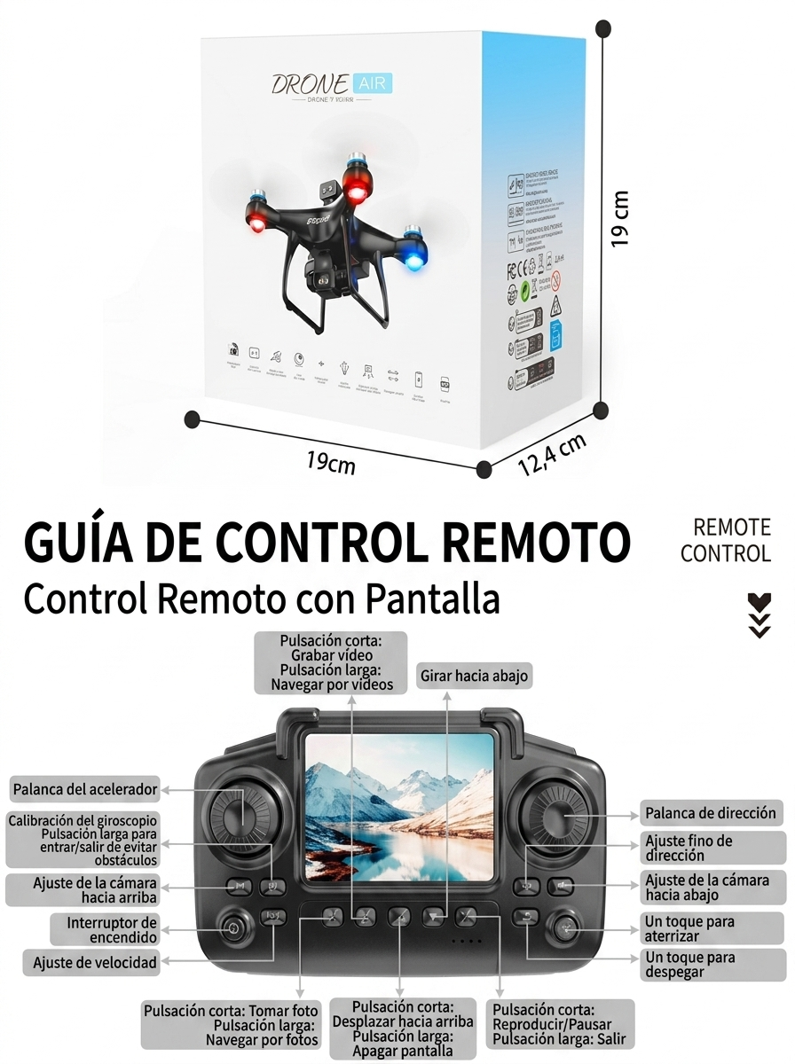 Dron E55 con Doble Cámara – Tecnología y Diversión Aérea