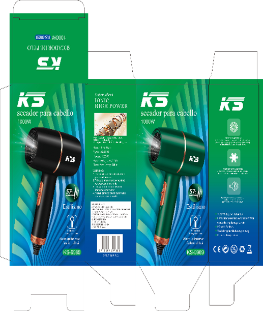 Secadora de Pelo Ionic High Power