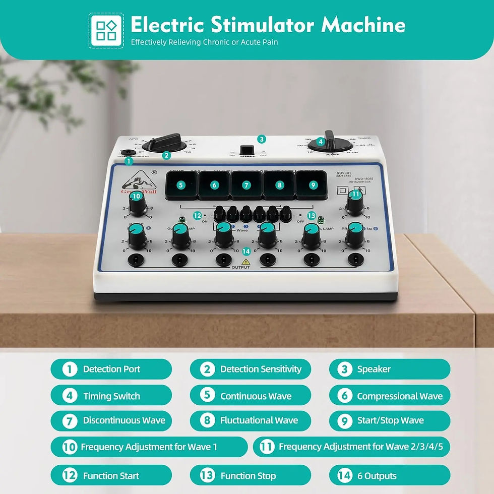 Miniatura: Equipo Profesional de Terapia Eléctrica de Pulso de Frecuencia Media