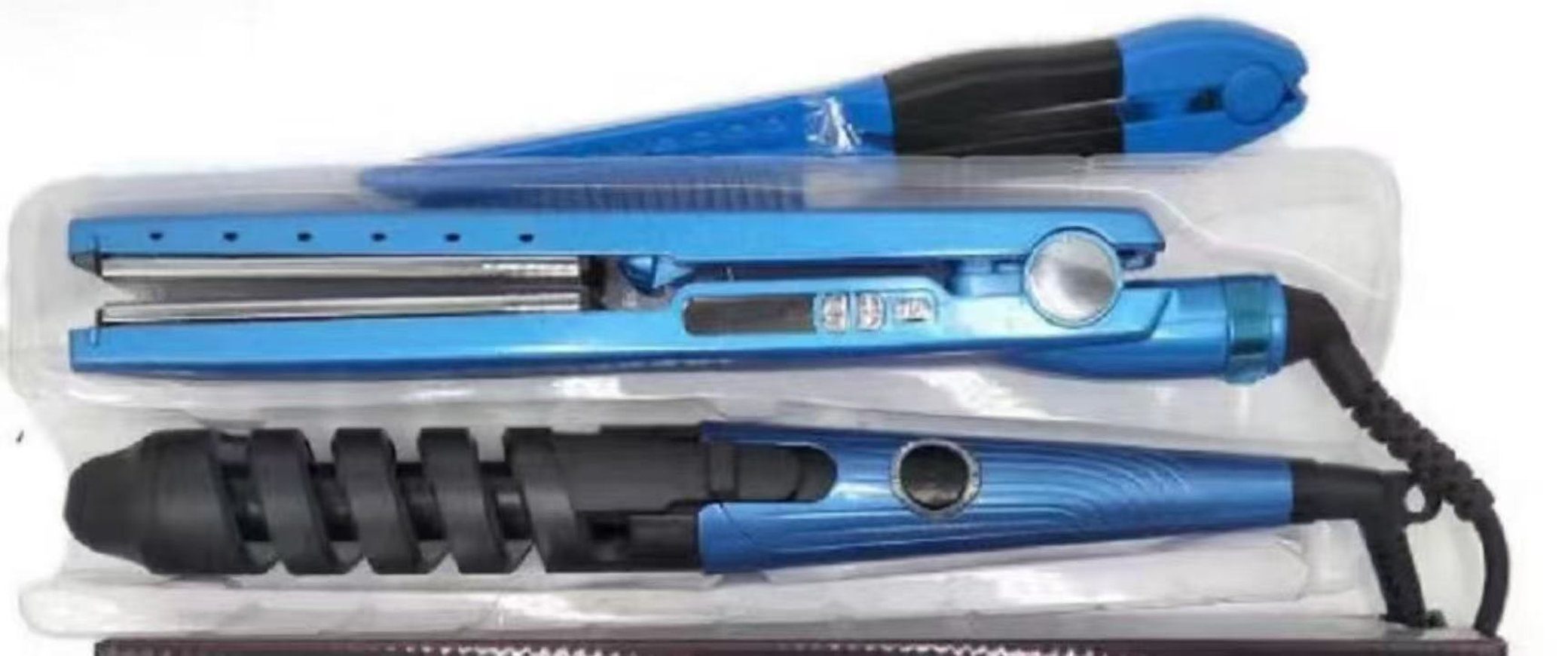 Kit Profesional para Peinado – Plancha y Rizador de Cabello