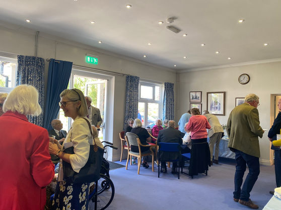 Residents socialising