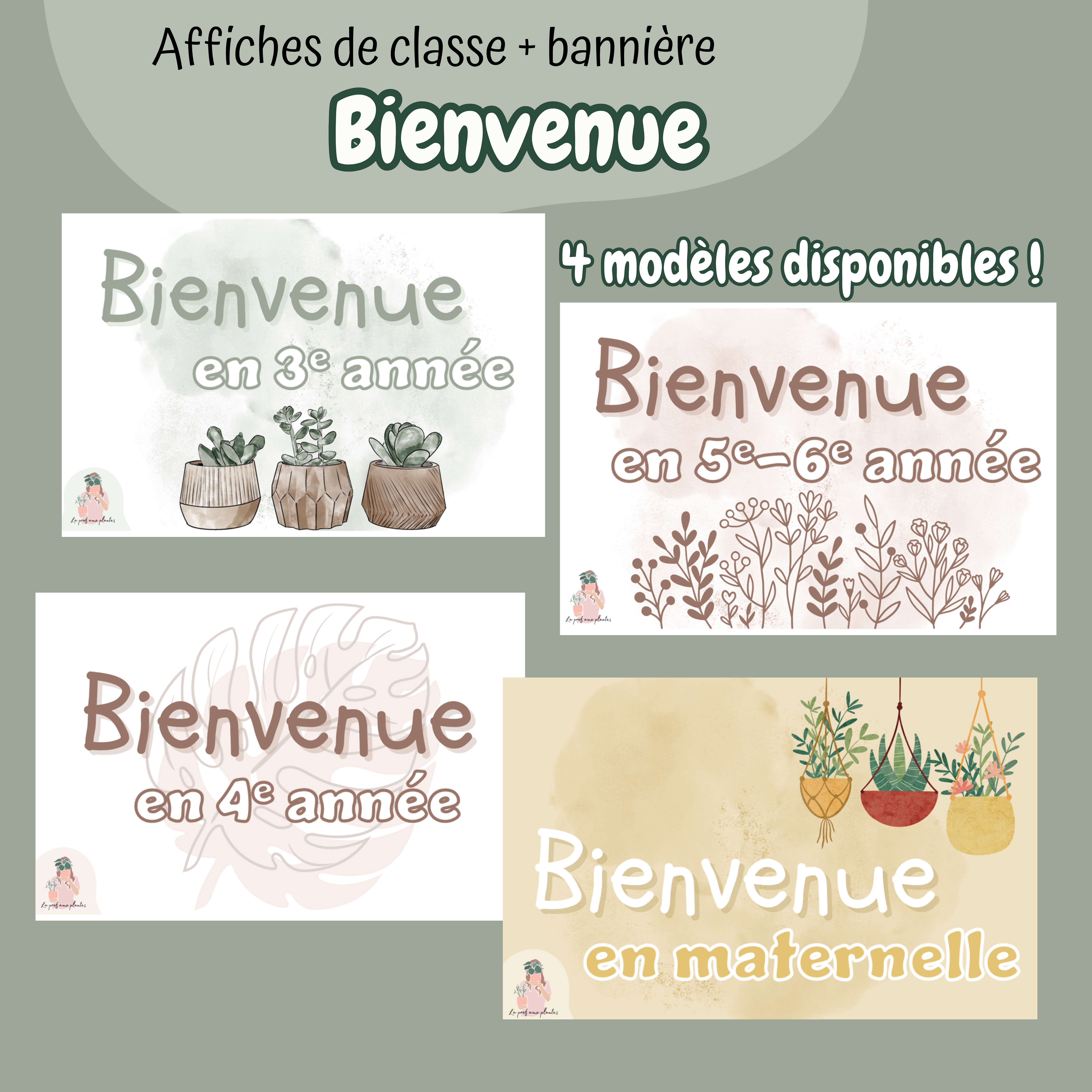 Affichage - Bienvenue
