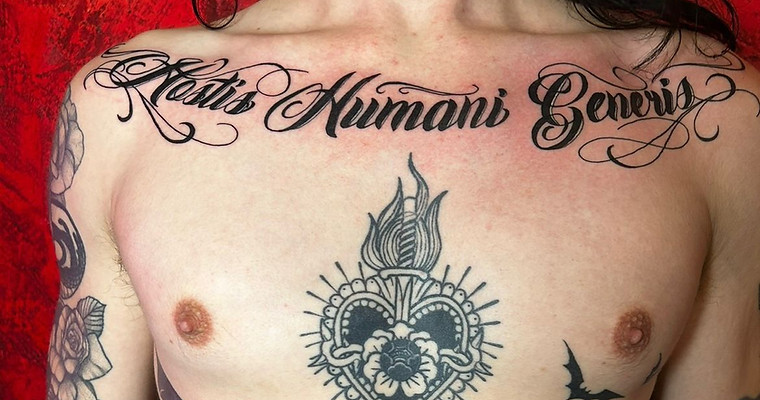 Handwritten lettering tattoo created in Soho tattoo studio Sixty Ink.