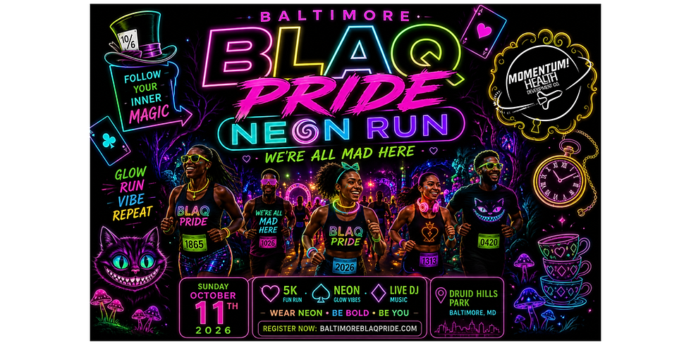 BLAQ Pride Neon Run {Momentum! Health}