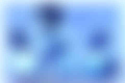 22. Homeless Children, blue. 2020.