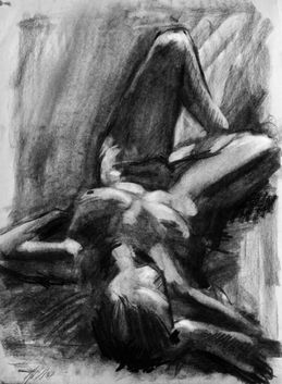 16. Female on Back, from Head. 2001.