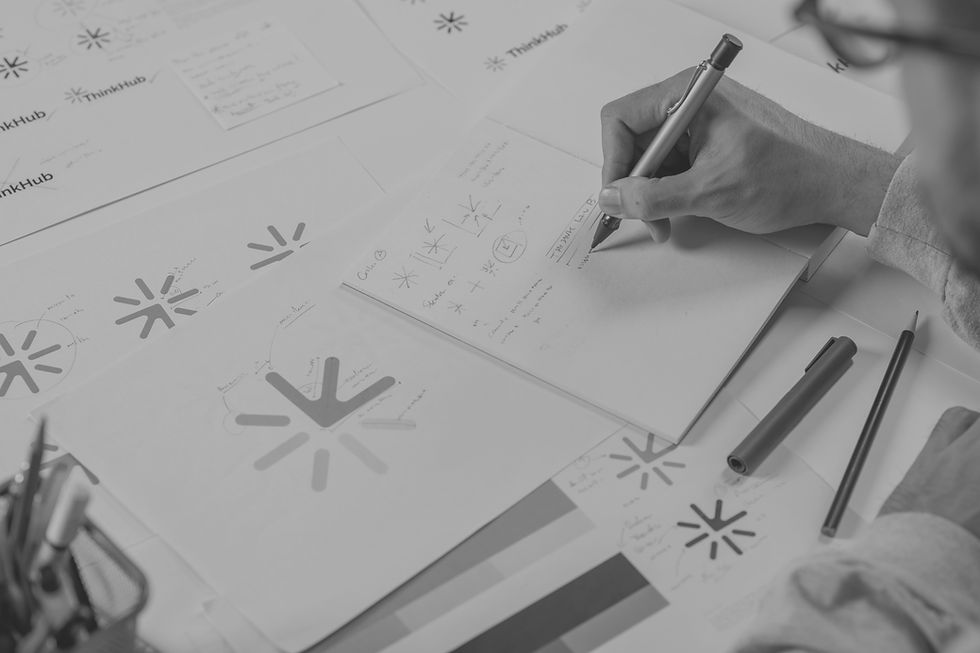 Brand strategy planning and identity development in Saudi Arabia, illustrating structured branding process and visual identity design by WATAD