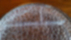 Thumbnail: vintage furniture and decor, pressed glass, relish tray, silver rim
