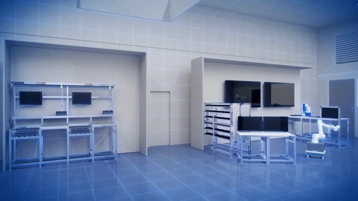 3D artwork for The Advanced Manufacturing Institute