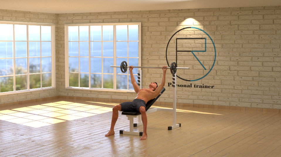 3d art for a personal trainer's app